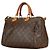 Sac à main Louis Vuitton Monogram Speedy 30 Marron - vue 2