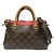 Bolsa 2 em 1 Louis Vuitton Monogram Pallas BB M41734 Vermelho