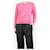 Aime Rosa Kaschmir-Pullover mit Rundhalsausschnitt - Größe UK 8 Pink