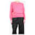 Aime Rosa Kaschmir-Pullover mit Rundhalsausschnitt - Größe UK 8 Pink - Ansicht 2