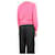 Aime Rosa Kaschmir-Pullover mit Rundhalsausschnitt - Größe UK 8 Pink - Ansicht 3