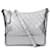 Chanel Gabrielle Shoulder Bag Silvery Metallic Leather  ref.1820279
