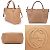 Borsa Gucci Soho in pelle beige - vista 2