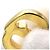 Collana con Logo CD Christian Dior D'oro - vista 3