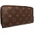 Cartera Larga Louis Vuitton M61349 Zippy Monogram Totem Castaño - vista 3