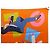 Hermès NUEVO BUFANDA HERMES HOMENAJE A GENE KELLY CUADRADO 70 CM EN SEDA NARANJA - vista 3