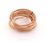 NUOVO ANELLO VANRYCKE MARGHERITA BM3R0-02 59 ORO ROSA 18K 4.3G - vista 3