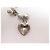 COLLANA CHANEL PERLE E LOGO CC 2004 CUORI MADEMOISELLE STRASS 48-54 COLLANA Argento - vista 8