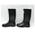 NUEVAS BOTAS DE LLUVIA CHANEL LOGO CC 36 BOTAS DE GOMA Negro - vista 2