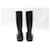 NUEVAS BOTAS DE LLUVIA CHANEL LOGO CC 36 BOTAS DE GOMA Negro - vista 6