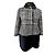 Christian Dior Tweed Coat Black and White Wool