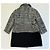 Christian Dior Tweed Coat Black and White Wool - view 7