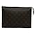 Poche Toilette Louis Vuitton Marrom Lona  ref.1823656