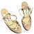 Sandali JIMMY CHOO T.EU 37 Camoscio Beige - vista 8