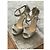 Sandali JIMMY CHOO T.EU 36 Tessuto Beige - vista 2