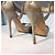 Sandali JIMMY CHOO T.EU 36 Tessuto Beige - vista 6