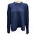 Suéter oversized azul em cashmere ecológico Proenza Schouler