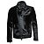 Philipp Plein Ponyskin Reißverschlussjacke Schwarz