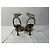 Pompes à bride cheville ornées d'un nœud léopard Mach & Mach en polyester noir - vue 14