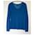 Blauer Pullover von Adolfo Dominguez mit Wasserfallausschnitt Größe S  - Ansicht 4
