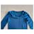 Blauer Pullover von Adolfo Dominguez mit Wasserfallausschnitt Größe S  - Ansicht 5
