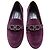 Scarpe basse Salvatore Ferragamo in velluto viola scuro