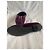 Scarpe basse Salvatore Ferragamo in velluto viola scuro - vista 3