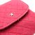 Code Coco Mini Pochette a Catena Coco Matelassé Chanel Rosso - vista 9