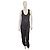 Set John Richmond in seta nera top senza maniche e pantaloni S Nero