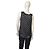 Set John Richmond in seta nera top senza maniche e pantaloni S Nero - vista 4