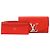 Portafoglio bifold Vivienne Louis Vuitton in pelle rossa Rosso