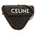 Céline Sac à épaule Triangle Triomphe Celine en cuir PVC Marron - vue 2