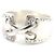 Hermès Hermes Silver Mexican Ring Corset 51 Silvery Metallic