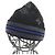 Beanie in lana a righe Monogram Louis Vuitton M76821 Nero - vista 2