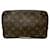 Louis Vuitton Monogram Toiletry Clutch  Brown Cloth  ref.1825819