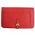 Hermès Portafoglio in pelle Mysore Chevre di Hermes Dogon GM Rosso