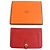 Hermès Portafoglio in pelle Mysore Chevre di Hermes Dogon GM Rosso - vista 2