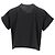 Crop Top Balmain en Negro - vista 3