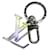 Louis Vuitton Rainbow Keyring Bag Charm Multiple colors Metal  ref.1826739