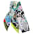 Hermès Hermes Silk Twilly Scarf Black Multicolor  ref.1826822