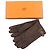 Hermès Guanti Mouton Hermes Marrone Scuro 9 - vista 2