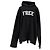 Schwarzer Balenciaga Free No Rib Hoodie