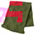 Louis Vuitton Echarpe Logomania Monogram Scarf Red Cloth  ref.1827085