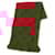 Louis Vuitton Monogram Silk Blend Scarf M72432 Red Cloth  ref.1827261