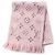 Sciarpa Louis Vuitton Logo Mania Shine M70466 Rosa