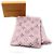 Sciarpa Louis Vuitton Logo Mania Shine M70466 Rosa - vista 2