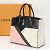 Borsa City Steamer MM Monogramma Louis Vuitton Marrone Bianco