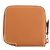 Hermès Billetera compacta mini de cuero Epsom Hermes Azap Dorado Metálico