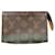 Louis Vuitton Monogram Toiletry Pouch 15 Brown Cloth  ref.1827547