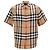 Camicia a quadri Burberry Marrone Beige